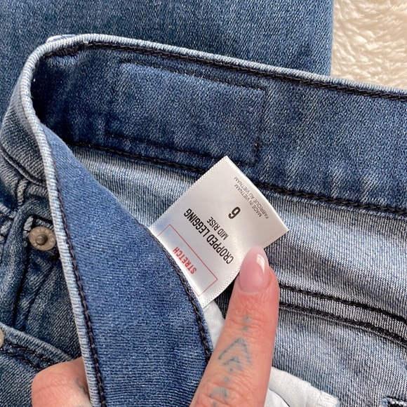 Express Cropped Jeans Mid Rise - Picture 4 of 6